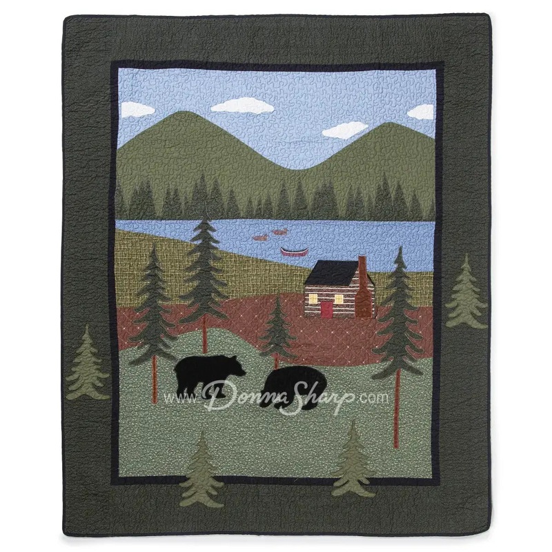 Donna Sharp Bear Lake Cotton Throw