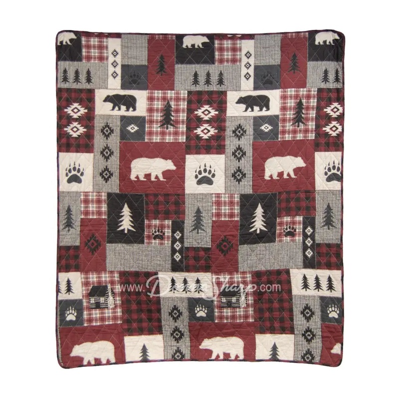 Donna Sharp Bear Peak Throw