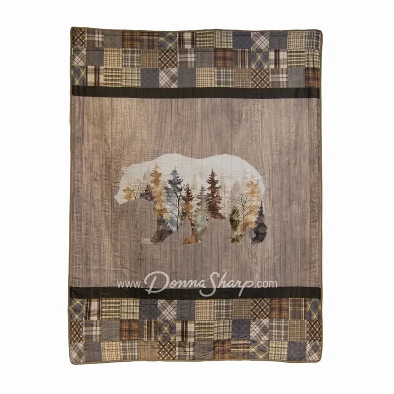 Donna Sharp Chimera Bear Quilted Throw