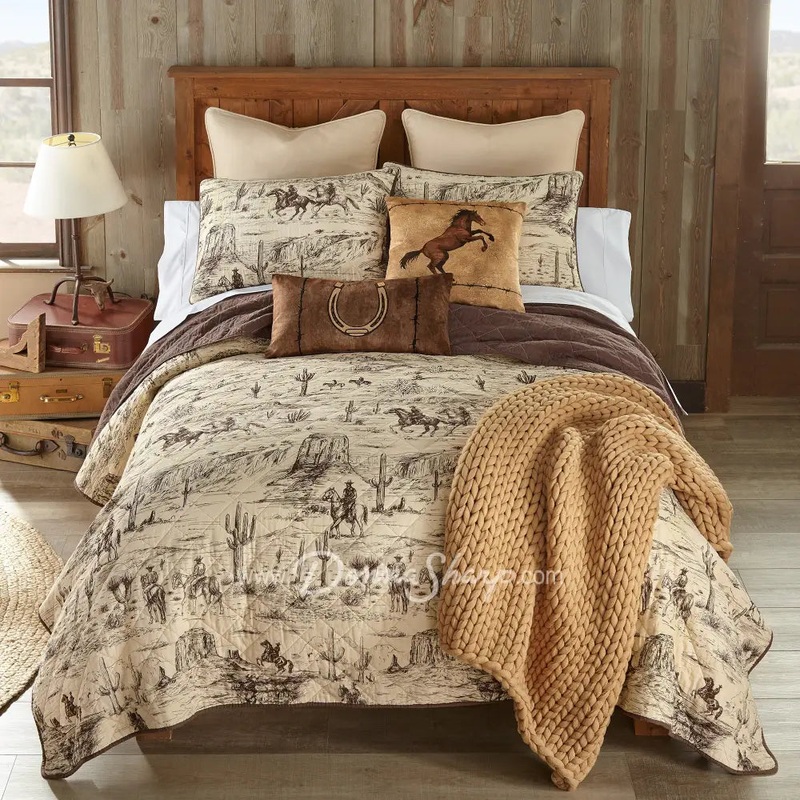 Donna Sharp Cowboy Cotton Quilt Set