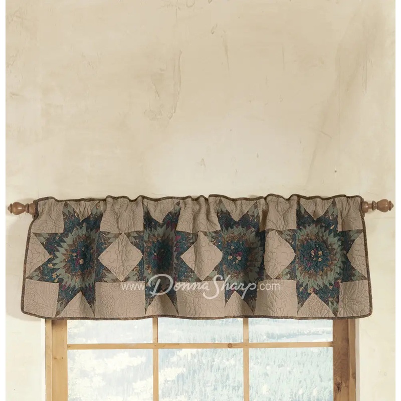 Donna Sharp Forest Star Cotton Quilted Valance/Runner