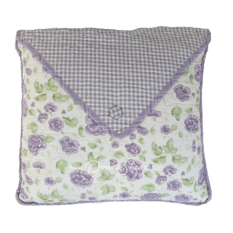 Donna Sharp Lavender Rose Envelope Decorative Pillow