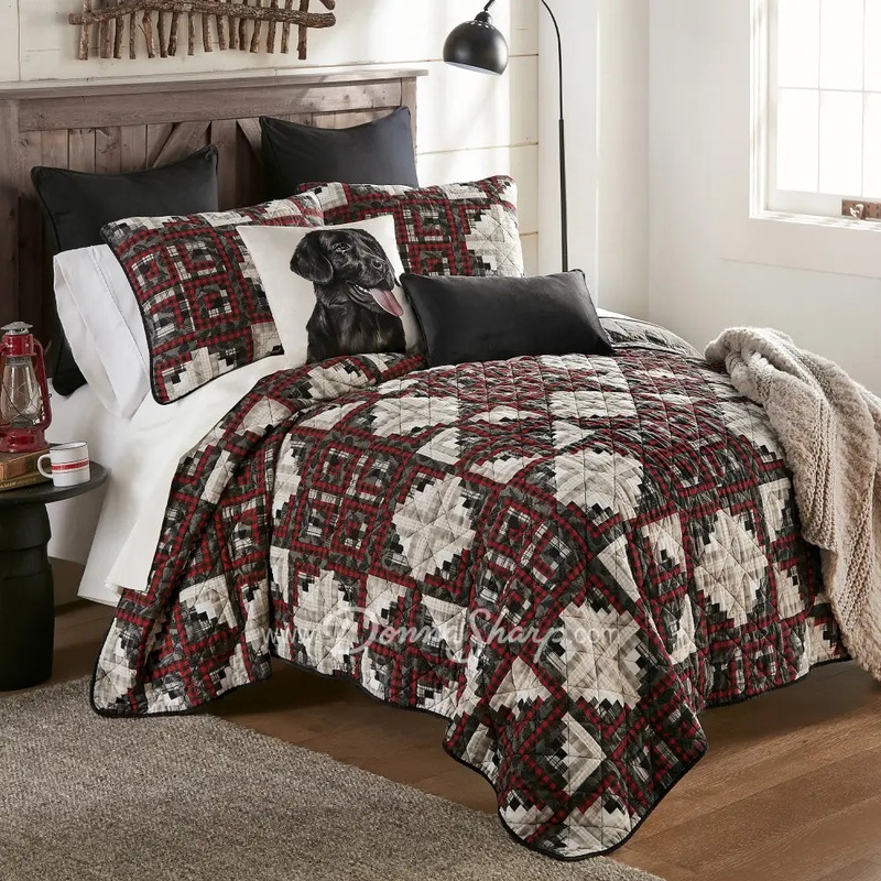 Donna Sharp Log Cabin Star Queen Set