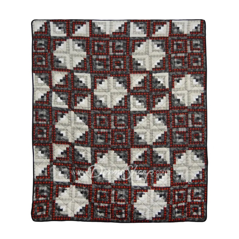Donna Sharp Log Cabin Star Throw