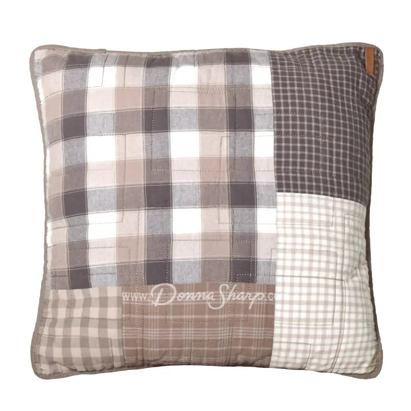 Donna Sharp Smoky Square Cotton Decorative Pillow