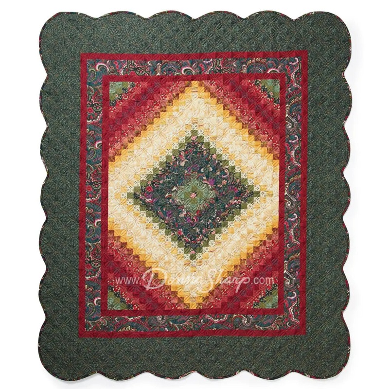 Donna Sharp Spice Postage Stamp Throw