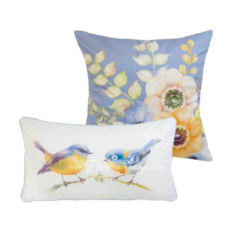 Donna Sharp Spring Flowers Pillow Set (Set2)
