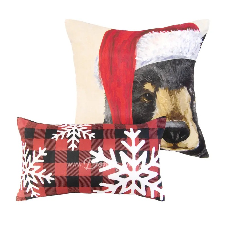 Donna Sharp Winter Cottage Pillow Set (set2)