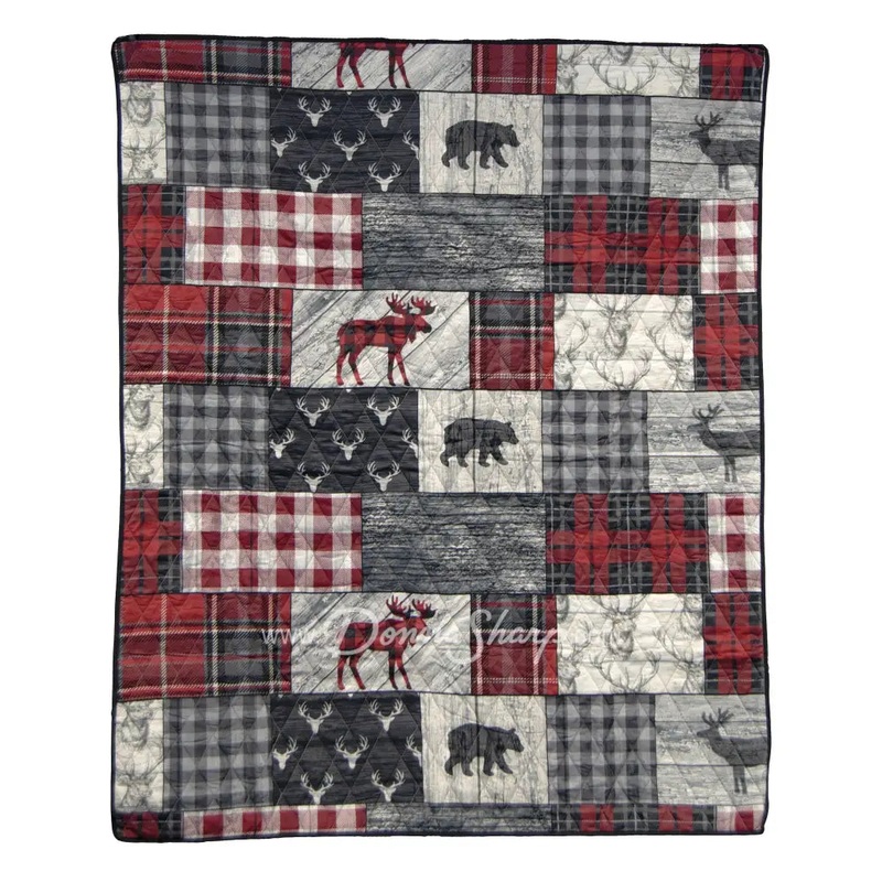 Your Lifestyle by Donna Sharp Timber Quilted Throw