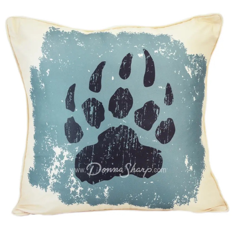 Bear Totem Paw Decorative Pillow from Your Lifestyle by Donna Sharp