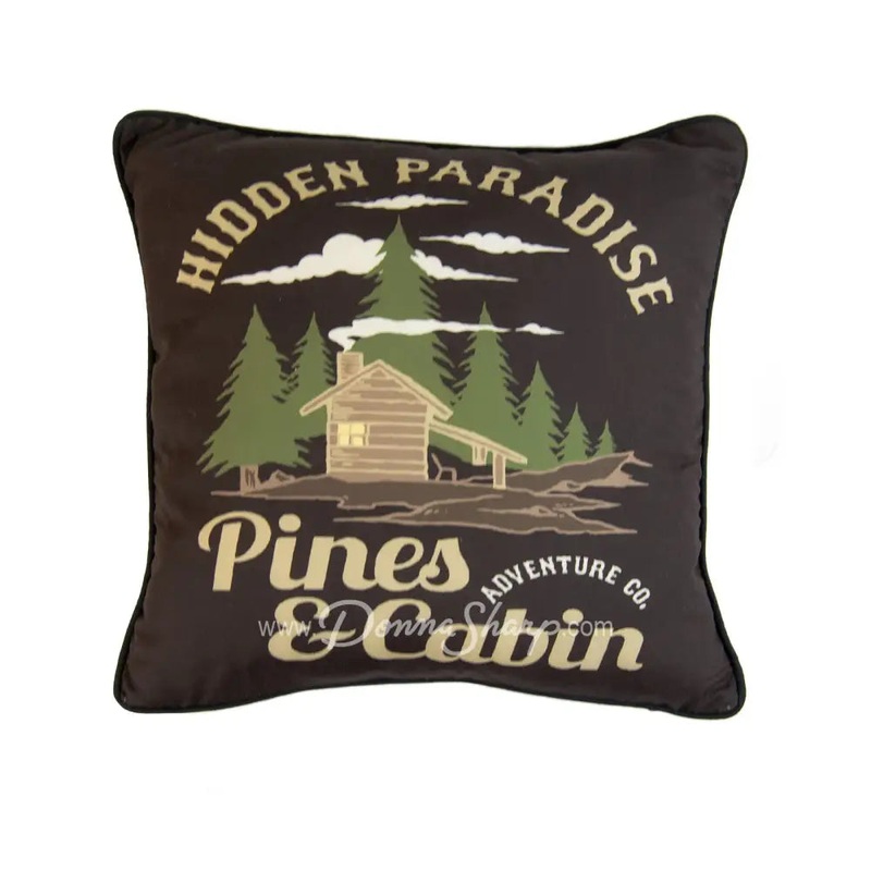 Cedar Lodge Cabin Decorative Pillow from Your lifestyle by Donna Sharp
