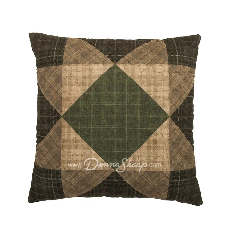 Donna Sharp Antique Pine Sawtooth Decorative Pillow