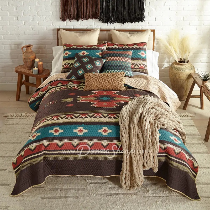 Donna Sharp Mahogany Desert UCC Queen Set