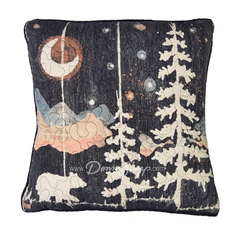 Donna Sharp Moonlit Bear Square Decorative Pillow