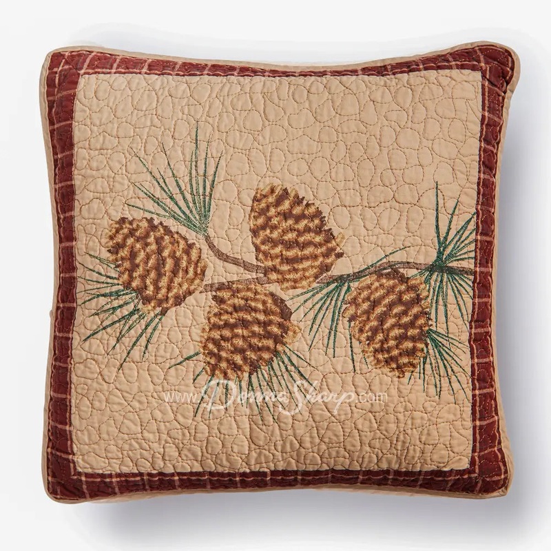Donna Sharp Pine Lodge Branch Decorative Pillow