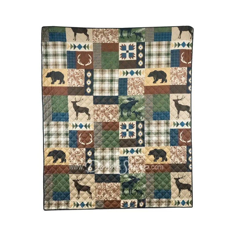 Donna Sharp Rustica Lightweight Quilted Throw