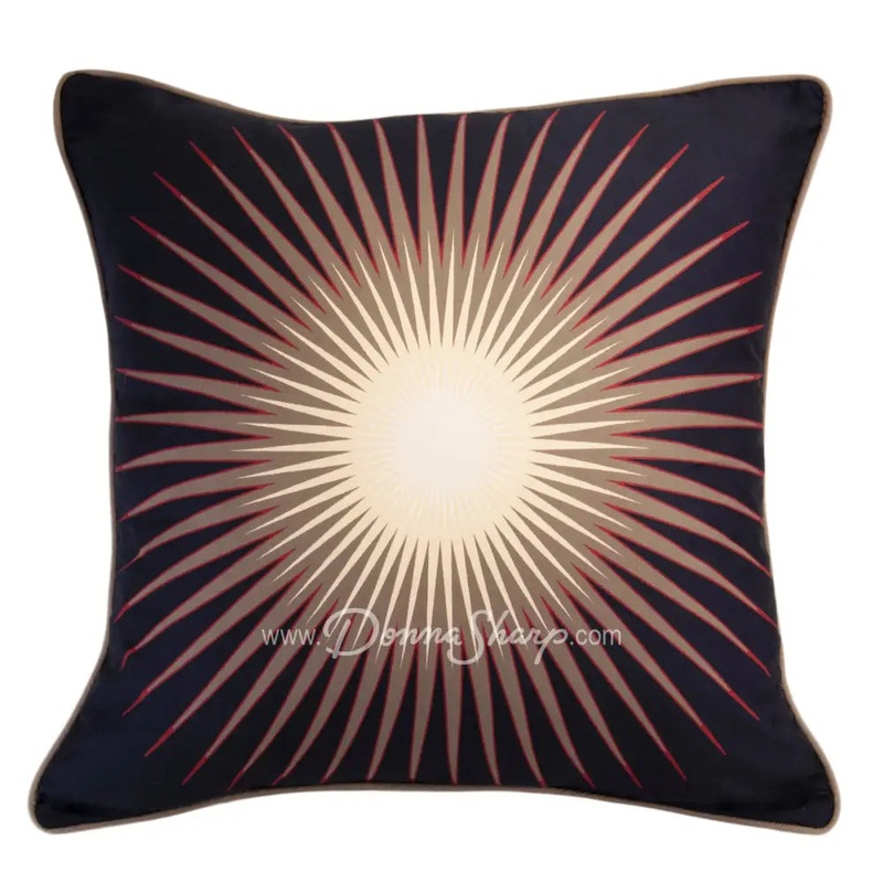 Mojave Red Starburst Decorative Pillow from Donna Sharp
