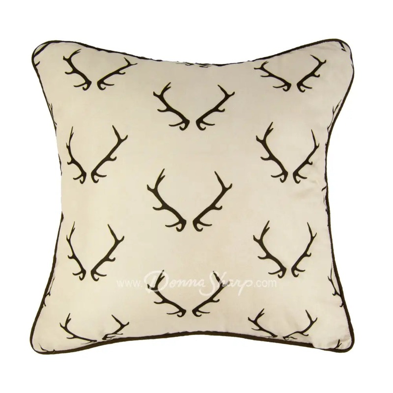 The Great Outdoors Antler Decorative Pillow from Your Lifestyle by Donna Sharp